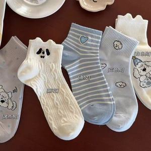 Calcetines Tobilleros para Mujer, Finos, Cortos, Transpirables, Absorbentes de Sudor, con Diseño de Animales de Dibujos Animados, para Uso Diario, Juveniles, Talla Única - Product Image 3