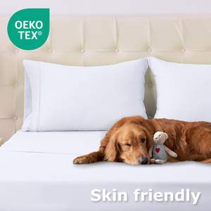 Vente <span class=keywords><strong>chaude</strong></span> 100% Ensemble de draps plats en microfibre de polyester Draps de lit solides pour la maison et les hôtels - Product Image 5