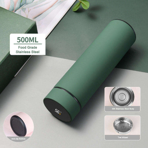 Bouteille isotherme intelligente avec affichage LED de la température, maintien au chaud de 6 à 12 heures, double paroi en acier inoxydable. - Product Image 3