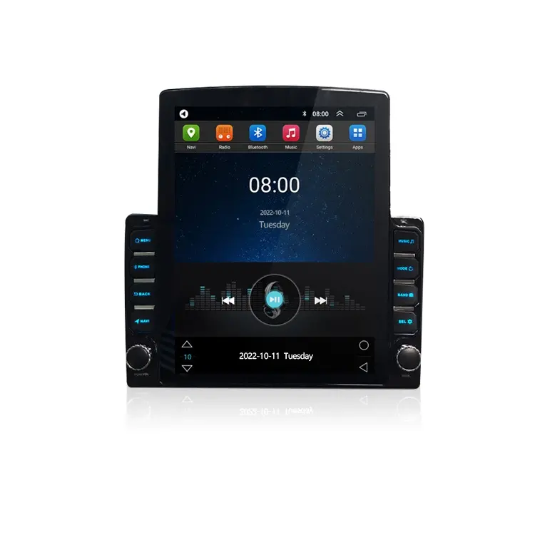 Wemaer 9,7 pulgadas pantalla Vertical Android 9,0 coche Multimedia estéreo navegación GPS soporte Carplayer WIFI