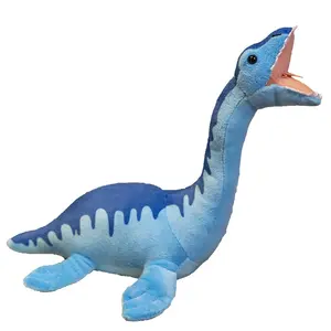 Toàn cầu Sản phẩm mới mô phỏng LOCH Ness quái vật búp bê với Khủng long đồ chơi sang trọng uốn cong plesiosaur nước quái vật