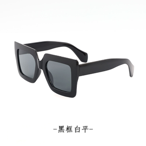 Explosions <b>Large</b>-<b>frame</b> Women's Square Computer Glasses European American Fashion Simple Colorful Full Rim <b>Frame</b> UV400 Mirror - Product Image 5