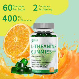 OEM L-테아닌 400MG 구미 - 6-in-1 아슈와간다 <span class=keywords><strong>GABA</strong></span> 보충제 60개입 식이 보충 구미 - Product Image 1