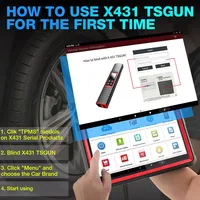 Launch-herramienta de diagnóstico de coche X-431 Tsgun, máquina de programación/codificación Tmps Obd2 Elm327, nuevo producto