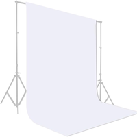 Latar Belakang Putih untuk Fotografi, Latar Belakang Photo Booth untuk Pemotretan, Layar Latar Belakang untuk Rekaman Video, Pesta, Tirai
