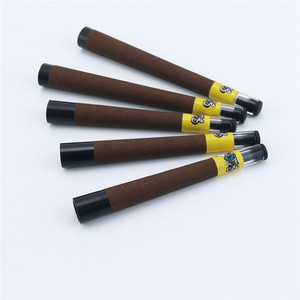 หลอดกระดาษคราฟท์สีน้ำตาลพร้อมปลายกรองและอุปกรณ์เสริมปากเป่าใส - Product Image 1