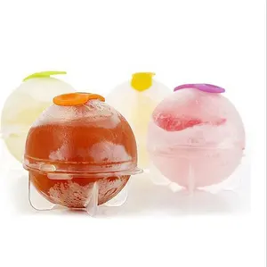 AAA158 4pcs DIY厨房威士忌制造商派对模具家用球形冰块工具圆形酒吧球形冰模