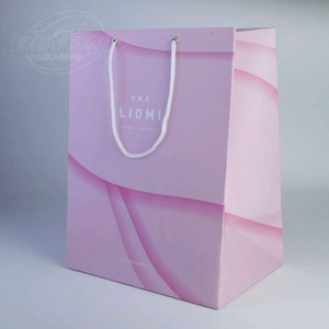 Commercio all'ingrosso al dettaglio di lusso riciclato Logo personalizzato stampa di gioielli regalo scarpe vestiti portano carta Kraft sacchetti per la spesa di imballaggio - Product Image 6