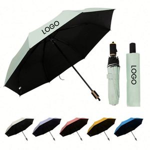 Paraguas Plegable Automático Personalizado con Logotipo de Alta Calidad al por Mayor, con Impresión de Logotipo - Product Image 5
