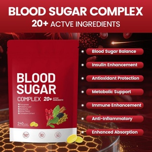 240 Cápsulas de Complejo Natural para el Azúcar en Sangre, Cápsulas de Gel Suave Antioxidantes para el Equilibrio del Azúcar en Sangre, para el Apoyo Inmunológico y la Densidad Ósea - Product Image 2