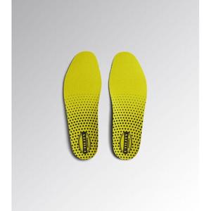 Semelles intérieures sportives Diadora Perf Pu Foam Rec 42 Jaune Utilitaire Noir Matériel recyclé Charbon actif Tissu polyester - Product Image 1