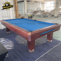 Tables de billard les moins chères de l'usine, 9 pieds, table de billard américaine professionnelle à plateau en ardoise, parfaite pour les clubs, en stock