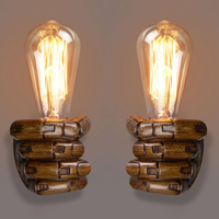 Ampoule à filament décorative vintage ST64, verre ambré, dimmable, 25w 40w 60w, ampoule Edison pour luminaire suspendu de style industriel antique