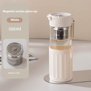 Magia Premium de una pieza para bola, taza de té magnética, vidrio Apto para lavavajillas para coche portátil, oficina, recorridos directos para beber - Product Image 6