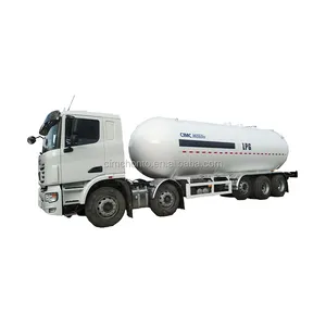 Camion mobile de récipient sous pression de gaz de bateau-citerne de Bobtail de 23.81M3 Lpg pour le Nigéria