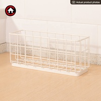 Petit panier de rangement empilable en fil métallique, étagère à épices, rangement de garde-manger pour comptoir de cuisine, armoire de salle de bain