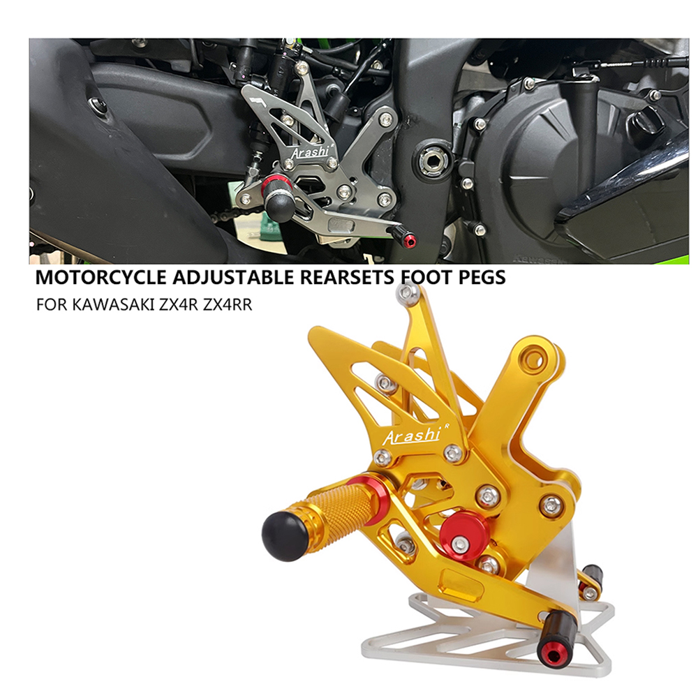 Motorcycle Parts Racing for KAWASAKI ZX4R - ARASHI Footrests