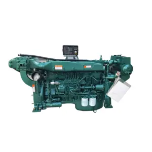 WD615.61C02N Widely Used 140kw 190hp 1800rpm Superior Quality Sinotruk motor trolling boat motor marine diesel engine