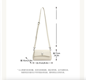 AndoBag Genuine Leather New Fashion <b>Small</b> Square Shoulder Bag for Women's Girls Commute Crossbody Sling Bags Daily Use <b>Handbag</b> - Product Image 4