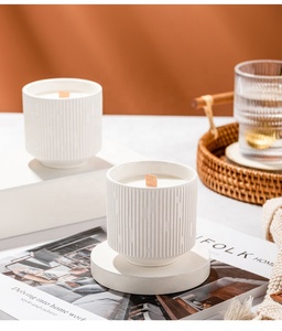 Juego De Velas perfumadas para decoración, conjunto De Velas De cerámica para jarra De Cera De Soja, Con caja para tarros - Product Image 1