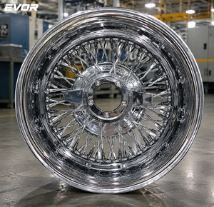 ล้อ EVOR รุ่นยอดนิยม ขนาด 13x7 14x7 แบบ Lowrider ลายซี่ลวด 72/100 - Product Image 4