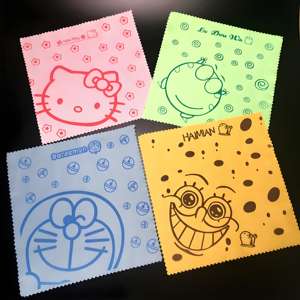 Chiffon de nettoyage en microfibre d'<span class=keywords><strong>entretien</strong></span> de lunettes avec impression de logo personnalisé en gros d'usine pour lunettes et <span class=keywords><strong>lentilles</strong></span> - Product Image 4