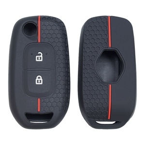 Funda de Silicona para Llaves de Coche al por Mayor, Colores Vibrantes, Funda de Silicona No Tóxica para Llaves de Coche Renault Smart - Product Image 1