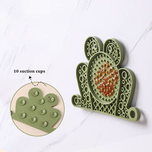 עיצוב חדש סביב צפרדע כלב צפרדע סיליקון מזין איטי מותאם אישית מזון כלבים חתול חמוד - Product Image 2