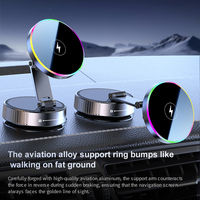 Support de téléphone de voiture à aspiration magnétique sans fil 15W 360° - Nouveauté 2025 °   Support de téléphone rotatif et pliable pour la salle de sport