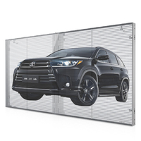 Écran LED à grille pour affichage mural, panneau de mur de grille pour la publicité, fournitures professionnelles
