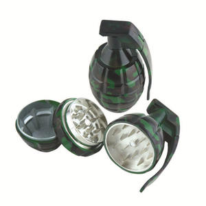 Venta al por mayor 55MM Metal Smoke Grinder <span class=keywords><strong>Granada</strong></span> 4 piezas Display Packing Shape Smoking Shop Accesorios - Product Image 1