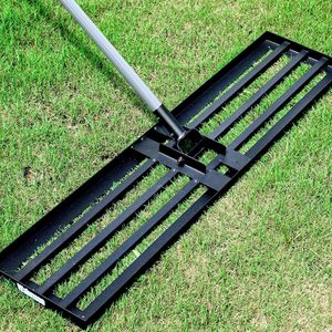 Râteau Niveleur de Pelouse Professionnel en Métal Noir Marque LTJY pour Jardin, Terrains de Golf et Exploitations Agricoles – Vente en Gros - Product Image 1