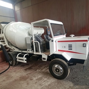 Camión Mezclador de Concreto 2WD/4WD Conmutable en Oferta, Opción de Freno de Aire, Velocidad del Tambor de 5-14 r/min para Construcción en Carreteras de Montaña - Product Image 1