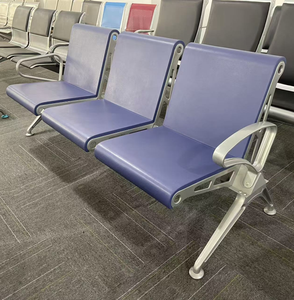 Silla de Espera para Aeropuerto de Poliuretano PU de Primera Calidad en Color Azul - Product Image 2