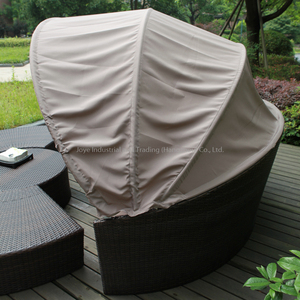 Conjunto de Jardín Moderno para Exteriores de Villa y Hotel con Toldo de Aluminio y PE Multifuncional y Tumbona - Product Image 5