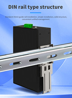 Switch Gigabit PoE+ Terkelola Industri Baru dengan 8 Port PoE 10/100/1000M + 2 Port Uplink SFP DC48-57V Din-Rail Switch Ethernet Layer 2+