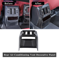 Convient pour BMW X3 2025 2026, panneau de ventilation en fibre de carbone, garniture décorative pour siège arrière, garnitures de revêtement intérieur de voiture en carbone