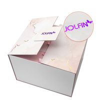 Boîte Calendrier de l'Avent de Noël Rose en Carton avec Impression Personnalisée, Dorure à Chaud, 24 Tiroirs Vides pour Maquillage, Cosmétiques et Cadeaux