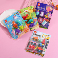 Gommes à effacer promotionnelles Soododo en forme d'animaux mignons pour l'arbre de Noël, jouets en caoutchouc pour enfants, vente en gros