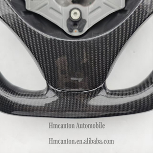 พวงมาลัยหนังคาร์บอนไฟเบอร์แบบเจาะรูคุณภาพสูง ขายดี สำหรับรถยนต์ BMW E90 E91 E92 E93 ซีรีส์ 3 - Product Image 2