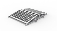 Système de fixation de panneaux solaires lestés pour toit plat