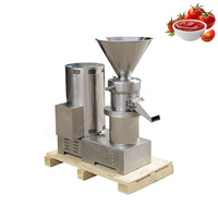 Moulin à farine d'arachide de haute qualité, machine à tahini et houmous, moulin colloïdal pour beurre de noix, maïs, fruits et ingrédients aquatiques