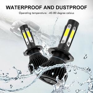 Bombilla LED S4 Superbrillante de 36 W y 8000 LM COB 12 V H1 H7 9005 de 4 Lados para Coche - Product Image 4