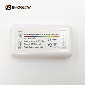 ตัวควบคุมไฟ LED แบบไร้สาย 24 ปุ่ม ดีไซน์ใหม่ พร้อมรีโมทคอนโทรล สำหรับไฟ LED Strip 12v 24v - Product Image 2