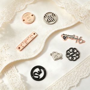ป้ายโลโก้ธุรกิจแบบกำหนดเองสำหรับกระเป๋าถือโลหะพร้อมแหวนรอง - Product Image 2