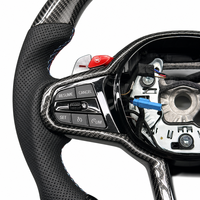 Volant en fibre de carbone pour BMW G11 G30 G31 G32 X3 G01 X4 G02 M2 G87 M3 G80 M4 G82 G42 G20 M5 F90, accessoires de voiture personnalisés