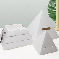 Boîtes Pyramidales Personnalisables pour Desserts, Gâteaux, Bentos, Cookies et Plateaux Traiteur d'Anniversaire