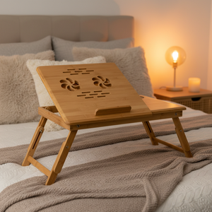 Lit d'étude <span class=keywords><strong>pliable</strong></span> en bambou naturel Powerson avec <span class=keywords><strong>plateau</strong></span> <span class=keywords><strong>pour</strong></span> <span class=keywords><strong>ordinateur</strong></span> portable/tablette, <span class=keywords><strong>plateau</strong></span> <span class=keywords><strong>pour</strong></span> mini <span class=keywords><strong>ordinateur</strong></span> portable <span class=keywords><strong>pour</strong></span> tasse - Product Image 4