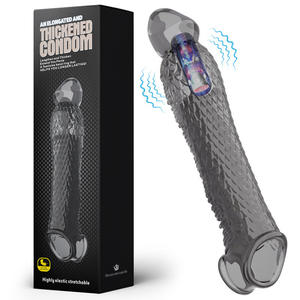 Juego de dientes de lobo dragón TPE de alta calidad para crecimiento y agrandamiento del pene, juguete sexual para adultos para hombres - Product Image 1
