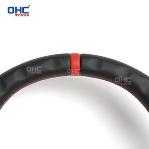 Volante de cuero hecho a mano de entrega rápida para 2012 2013 <span class=keywords><strong>2015</strong></span> <span class=keywords><strong>Toyota</strong></span> 86 Volant <span class=keywords><strong>Gt86</strong></span> volante OHC MOTORS - Product Image 5